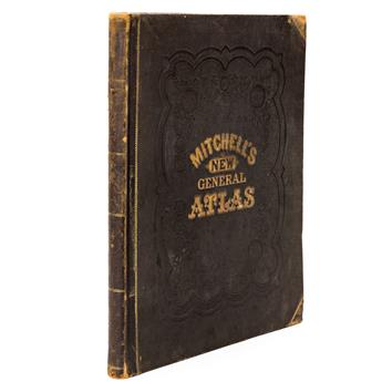 MITCHELL, SAMUEL AUGUSTUS. Mitchells New General Atlas, Containing Maps of the Various Countries of the World, Plans of Cities, etc.